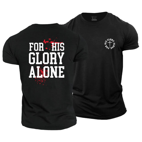 Men's For His Glory Alone Cotton T-Shirt